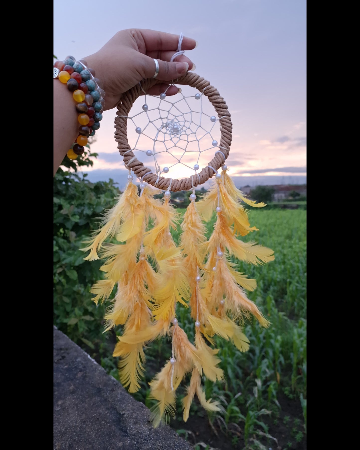 Ck yellow dreamcatcher