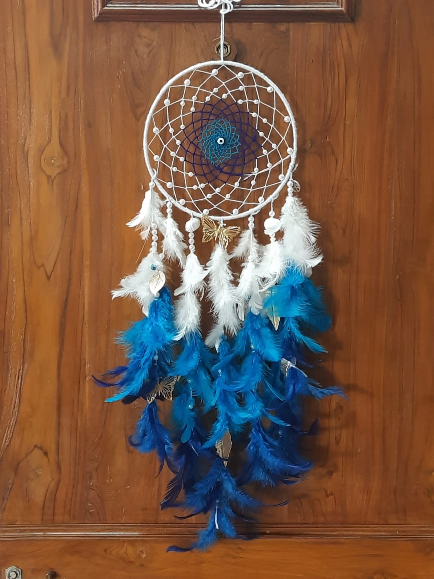 Buttefly blue dreamcatcher