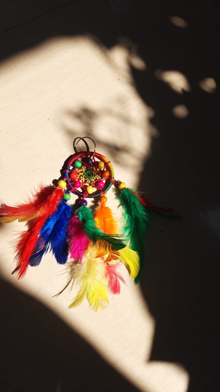 Rainbow keychain