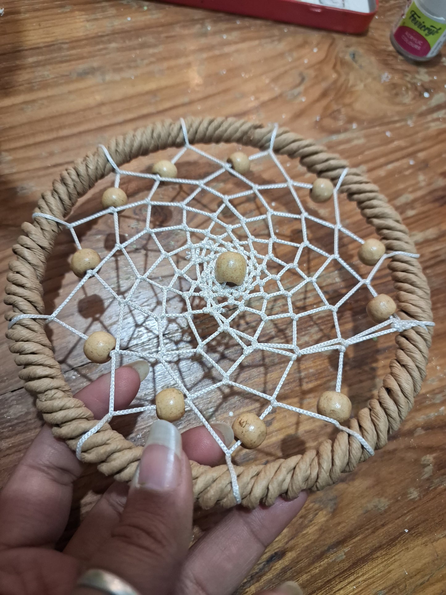 Pearly white dreamcatcher